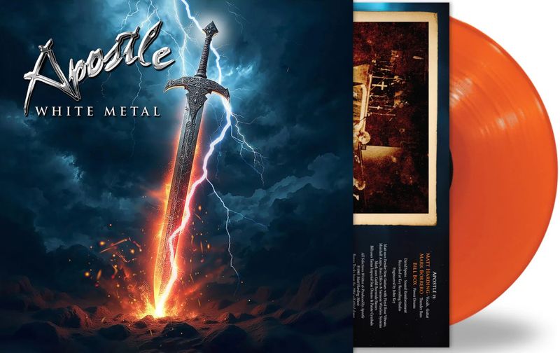 APOSTLE: White Metal LP/orange vinyl *PRE-ORDER* - NORDIC MISSION